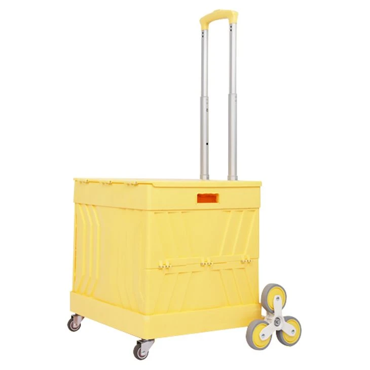 Vikbar plastvagn